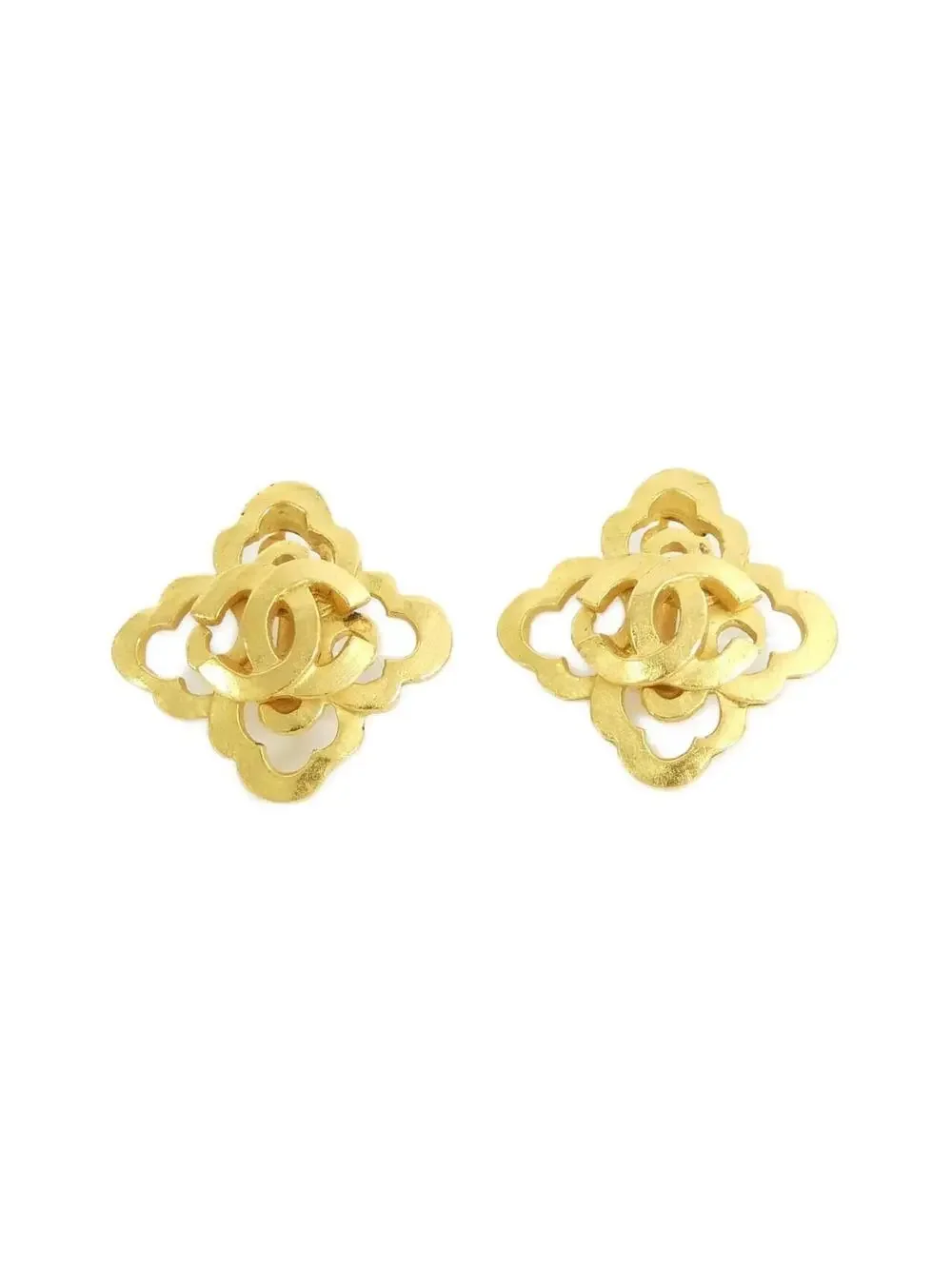 Chanel Earrings Gold-Tone Metal #327657C77B